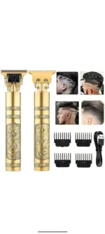 NA TRIMMER Gold Cordless Beard Trimmer With 59 minutes Runtime - Image 2