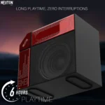 NEUTON PRO KOHINOOR 10 W Bluetooth Speaker Bluetooth v5.0 with USB,SD card Slot,Aux Playback Time 6 hrs Red - Image 4