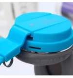 Neo HEDU SH12 Bluetooth Bluetooth Headphone On Ear 2 Hours Playback Active Noise cancellation IPX4(Splash & Sweat Proof) Blue - Image 4