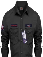 Nexra Creation Cotton Blend Regular Fit Solids Full Sleeves Men's Casual Shirt - Black ( Pack of 1 ) - Image 2