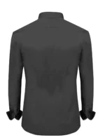 Nexra Creation Cotton Blend Regular Fit Solids Full Sleeves Men's Casual Shirt - Black ( Pack of 1 ) - Image 3