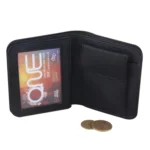 Nice Purse Black PU Men's Two Fold Wallet ( Pack of 1 ) - Image 2