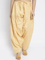 Fashion Pack of 1 Cotton Women's Patiala ( Beige )