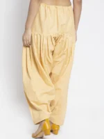 Fashion Pack of 1 Cotton Women's Patiala ( Beige ) - Image 3