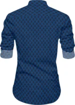 Nofilter Blue Cotton Blend Men's Regular Kurta ( Pack of 1 ) - Image 2