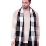 Paryag Black Woolen Men's Scarves ( Pack of 1 )