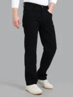 Paul Street Relaxed Clean Look Men's Jeans - Black ( Pack of 1 ) - Image 3