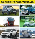 Portable 12V Dual Head Fan with 2 Speed Modes 360° Rotatable Heads for Car, Truck, home etc. - Image 5