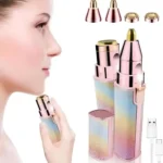 QitmirMKT 2-in-1 Eyebrow Trimmer for Women - Hair Remover - Face, Upper Lips BL1 Multicolor Cordless Eyebrow Trimmer With 45 minutes Runtime