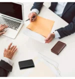 QitmirMKT Pocket Sized Stitched PU Leather Credit Card Holder Visiting Card Leather Solid Men's Travel Wallet With 1 Slot For Card ( Multicolour , Pack of 1 ) - Image 4