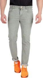 RAGZO Slim Fit Solid Men's Jeans - Light Green ( Pack of 1 )