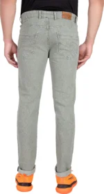 RAGZO Slim Fit Solid Men's Jeans - Light Green ( Pack of 1 ) - Image 3