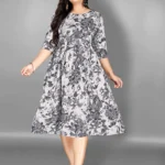 RIAANA Grey Cotton Maternity Tops