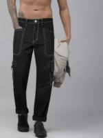 RIG BONE Solid Men's Jeans - Black ( Pack of 1 )