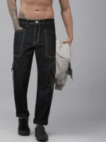 RIG BONE Solid Men's Jeans - Black ( Pack of 1 )