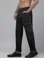 RIG BONE Solid Men's Jeans - Black ( Pack of 1 ) - Image 3