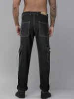 RIG BONE Solid Men's Jeans - Black ( Pack of 1 ) - Image 4