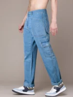 RIG BONE Solid Men's Jeans - Light Blue ( Pack of 1 ) - Image 3