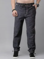 moveflair Dyed Men's Jeans - Black ( Pack of 1 )