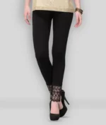 Multicolor Viscose Women's Leggings ( Pack of 2 ) - Image 4