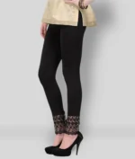 Black Viscose Women's Leggings ( Pack of 1 ) - Image 3