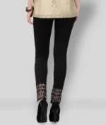 Black Viscose Women's Leggings ( Pack of 1 ) - Image 4
