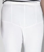 White Cotton Blend Women's Leggings ( Pack of 1 ) - Image 2
