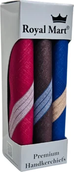 Royal Mart - Multi Blended Men's Handkerchief ( Pack of 6 ) - Image 2
