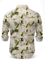 SHREE VASTRA HOUSE 100% Cotton Regular Fit Printed Full Sleeves Men's Casual Shirt - Gold ( Pack of 1 ) - Image 4