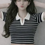 STYLE MART Women's Lycra Empire Top ( Black )