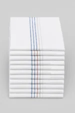 SportZone White Cotton Men's Handkerchief ( Pack of 12 )