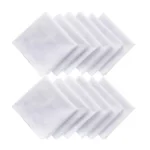 THRIFTKART White Cotton Men's Handkerchief ( Pack of 6 ) - Image 3