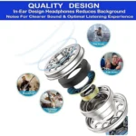 U7 Powerful Bass Wired Earphone, In Ear Wired Earphones with Mic - Pack of 2 - Image 2