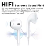 U7 Powerful Bass Wired Earphone, In Ear Wired Earphones with Mic - Pack of 2 - Image 3