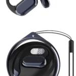 VEHOP D88 OWS Open Ear TWS Earbuds | 45 Hrs of Playtime | Bluetooth v5.4 with AI-ENC | Skin Friendly Ear Hook | Environmental Awareness | 45ms Low Latency Gaming | IPX5 Water & Sweat Resistant |