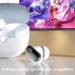 VEHOP S60 Flex True Wireless in Ear Earbuds, Bluetooth 5.4, 35ms Low Latency Gaming Mode, 30Hrs Playtime Fast Charging, HiFi DSP Sound, Quad-Mic ENC, 13mm Driver, IPX5 Sweat Resistance. - Image 3