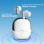 VEHOP S60 Flex True Wireless in Ear Earbuds, Bluetooth 5.4, 35ms Low Latency Gaming Mode, 30Hrs Playtime Fast Charging, HiFi DSP Sound, Quad-Mic ENC, 13mm Driver, IPX5 Sweat Resistance. - Image 4