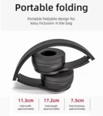 Vertical9 3D Sound Bluetooth Bluetooth Headphone Over Ear 6 Hours Playback Active Noise cancellation IPX4(Splash & Sweat Proof) Multicolor - Image 3