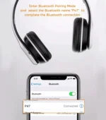 Vertical9 Wireless Bluetooth Bluetooth Headphone Over Ear 6 Hours Playback Active Noise cancellation IPX4(Splash & Sweat Proof) Multicolor - Image 3