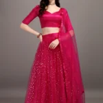 color bucket Women Net Circular Semi Stitched Lehenga Choli ( Beige )