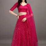color bucket Women Net Circular Semi Stitched Lehenga Choli ( Beige )