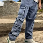 moveflair Clean Look Men's Jeans - Light Blue ( Pack of 1 )