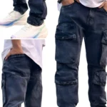 FUDE PRIDE Solid Men's Jeans - Light Blue ( Pack of 1 ) - Image 4