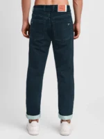 plounge Slim Fit Clean Look Men's Jeans - Dark Blue ( Pack of 1 ) - Image 3