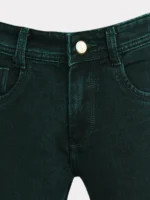 plounge Slim Fit Clean Look Men's Jeans - Green ( Pack of 1 ) - Image 2