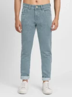 plounge Slim Fit Dyed Men's Jeans - Grey ( Pack of 1 )