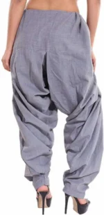 shri hub - Cotton Grey Women's Semi Patiala Salwar ( Pack of 1 ) - Image 2