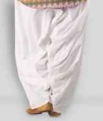 Shri Hub Cotton Women White Salwar - Image 3